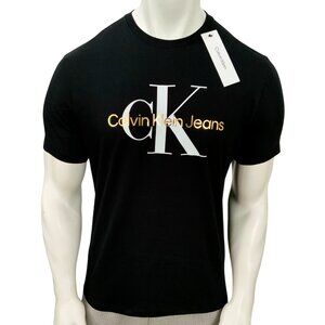 MSRP $54.99 NWT CALVIN KLEIN MEN'S BLACK CREW NECK SHORT SLEEVE T-SHIRT M L XL